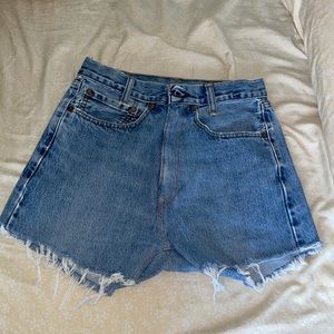 90s Levi’s 505 Cutoff Denim Shorts